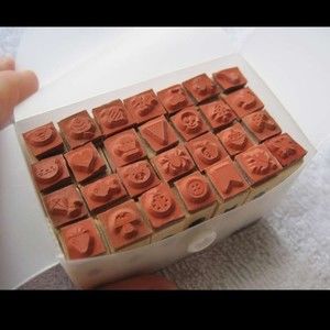 Stampin Up! 56 Itty Bitties 128939 Small Stamp Set Peace Holiday Bugs Baby Leaf